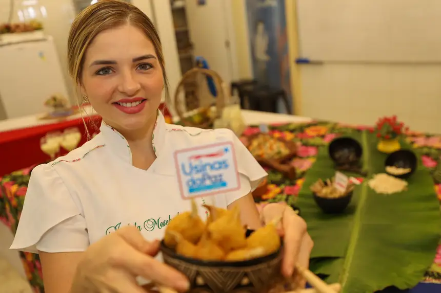 Isabela Meschede - coordenadora de gastronomia Usipaz Jurunas/Condor <div class='credito_fotos'>Foto: Bruno Cecim / Ag.Pará | <a href='/midias/2025/originais/20250217130209-GF00023011-F00378482.webp' download><i class='fa-solid fa-download'></i> Download</a></div>