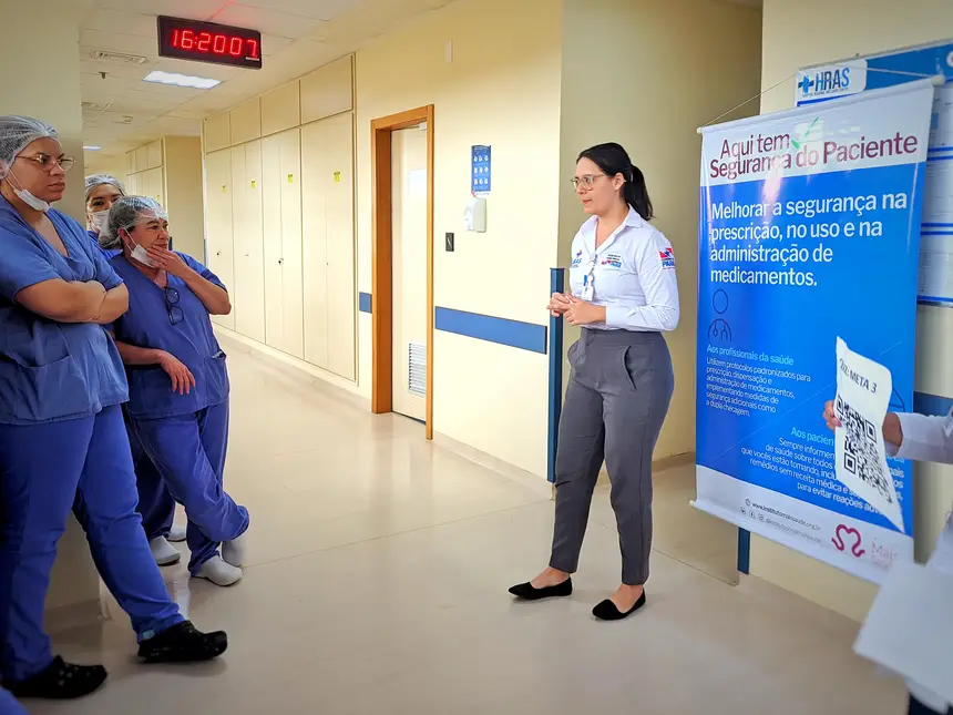 As ações reafirmam o compromisso com as Metas Internacionais de Segurança do Paciente.