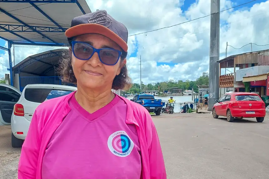 Moradora do bairro São Francisco, Maria José: Essa obra é mais progresso para Barcarena, destaca ela