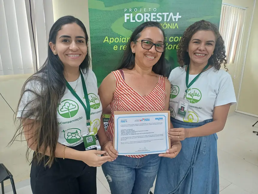 Além do CAR, Bernadete também foi aprovada pelo projeto Floresta + Amazônia 