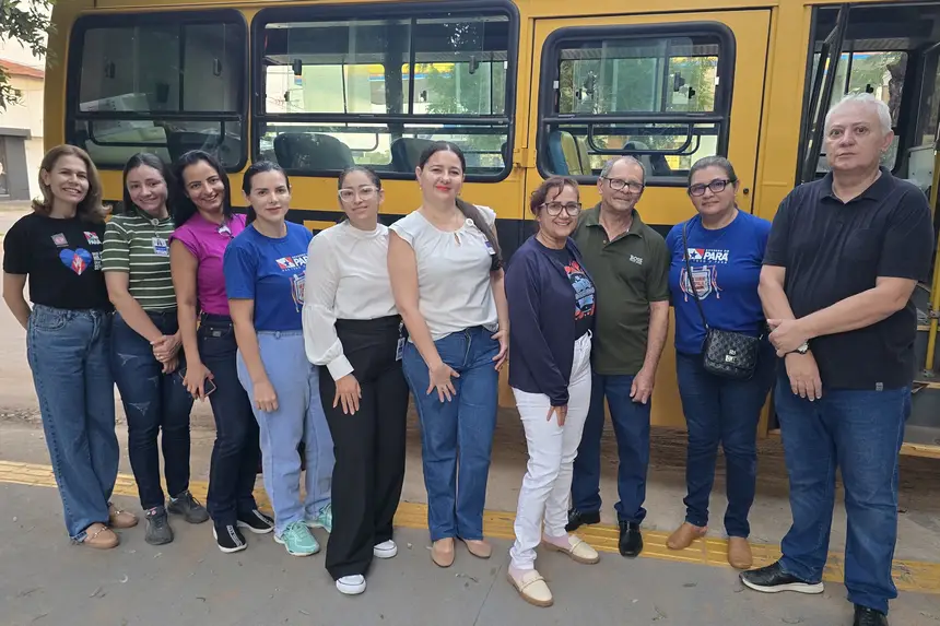 Equipe do Hemonúcleo de Redenção, em Pau D’arco