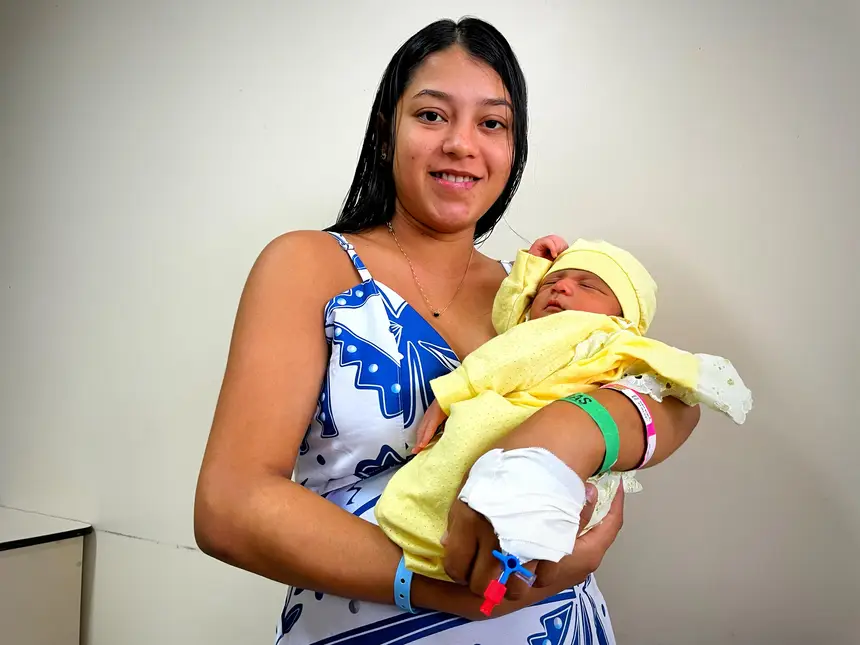 O nascimento do Hawyzu Tembé foi esperados com ansiedade pela Kailane, disse ela