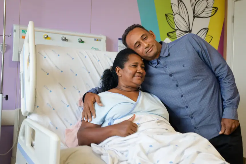 Sueli da Costa e seu marido Marcílio Costa