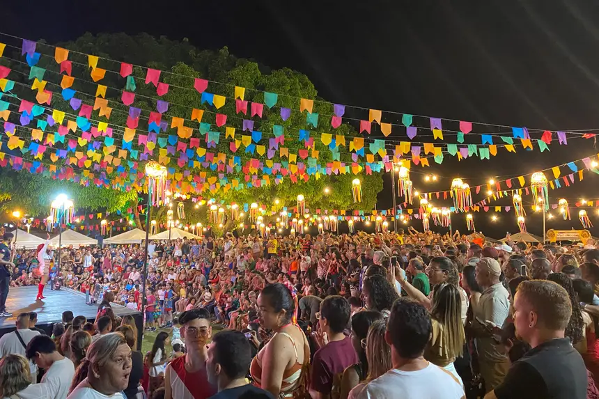 O Anfiteatro São Pedro Nolasco ficou completamente lotado no primeiro fim de semana do evento