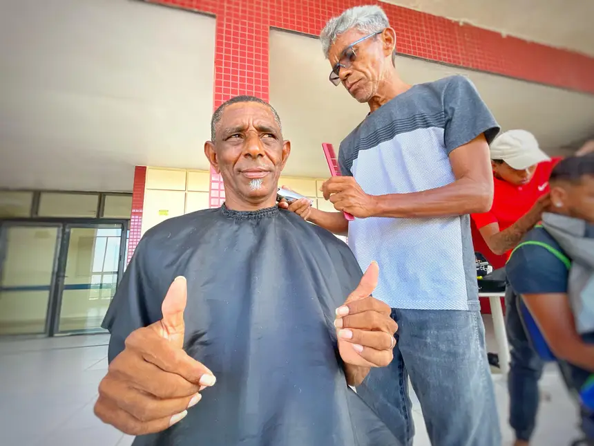 “Isso torna o momento delicado mais leve”, ressalta o paciente Rosivaldo dos Anjos