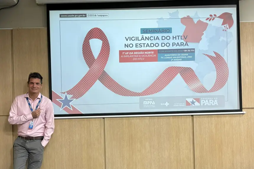 o coordenador de IST/Aids da Sespa, Marcos Santos