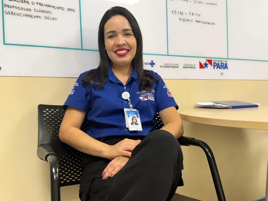 Lívia Palheta, coordenadora do Núcleo de Qualidade e Segurança do Paciente do PSRM.