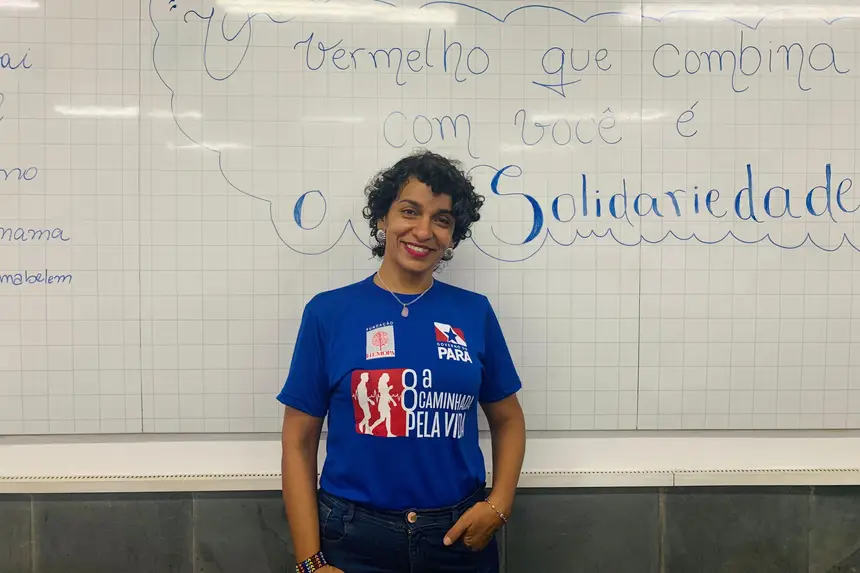 Nazaré Saldanha – Assistente social da Gecad/Hemopa “A parceria reforça a formação acadêmica com valores de voluntariado e solidariedade.”