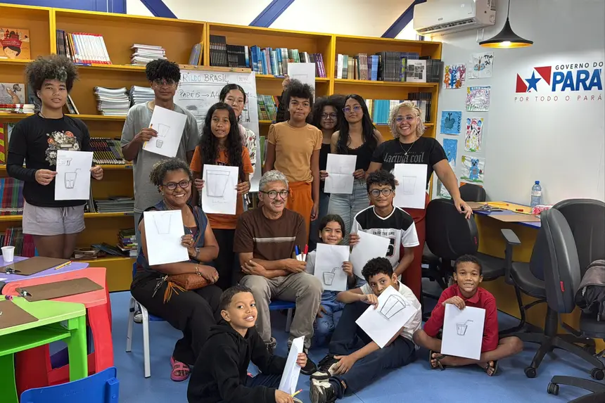 Alunos do primeiro módulo do curso