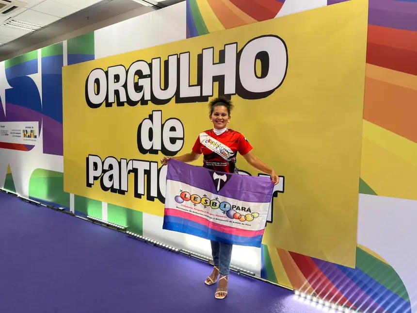 delegada Iracema Moraes, representante da sociedade civil pelo movimento LESBIPARÁ