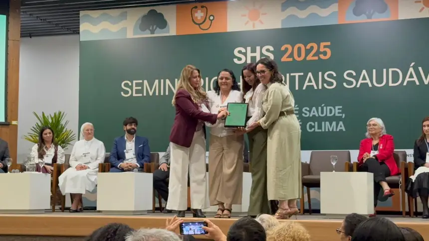 Representantes do HRBA receberam premiação 