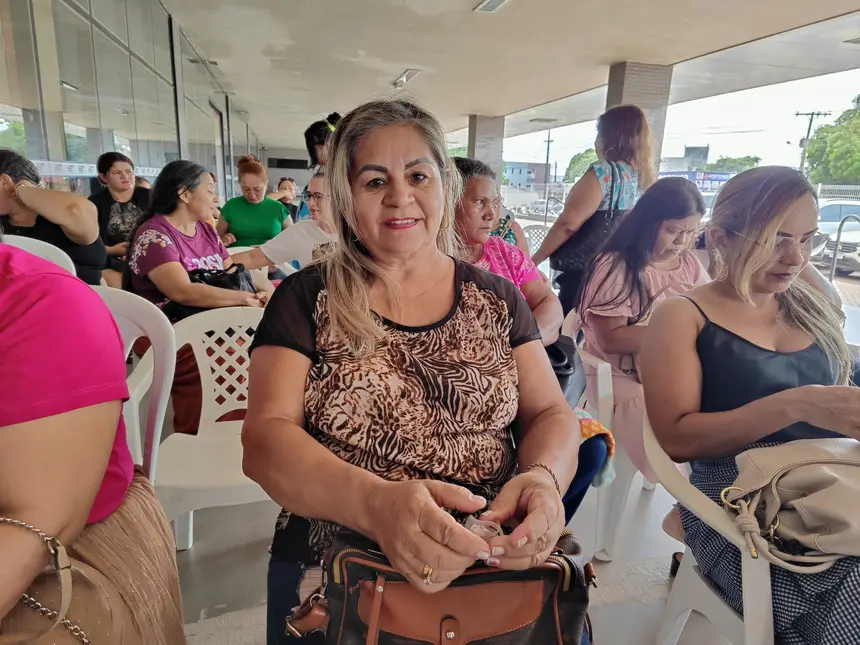 Entre as participantes, estava Neuza de Oliveira, de 59 anos, que fez a mamografia pela segunda vez.
