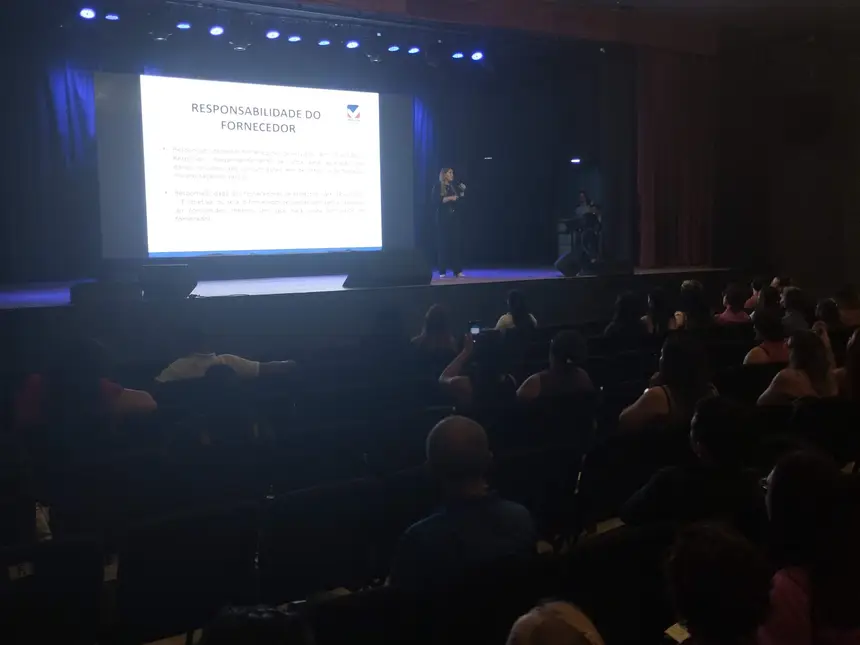 Palestra do Procon durante evento para empreendedores em Belém