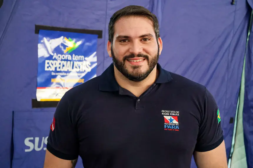 Guilherme Mesquita  - Diretor de Desenvolvimento e Auditoria dos Serviços da Sespa <div class='credito_fotos'>Foto: Bruno Cecim / Ag.Pará   |   <a href='/midias/2025/originais/20251107181305-GF00025411-F00464143.jpg' download><i class='fa-solid fa-download'></i> Download</a></div>