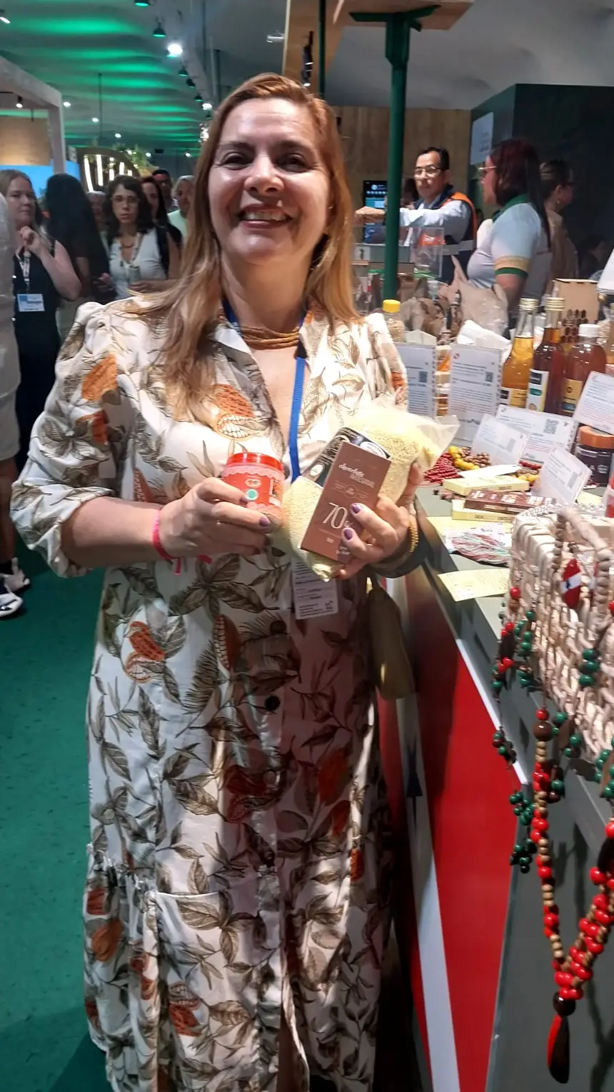 Márcia Tagore, que coordena o fórum de IG e MC, diz que a procura pelos produtos está intensa desde a abertura da visitação à Green Zone