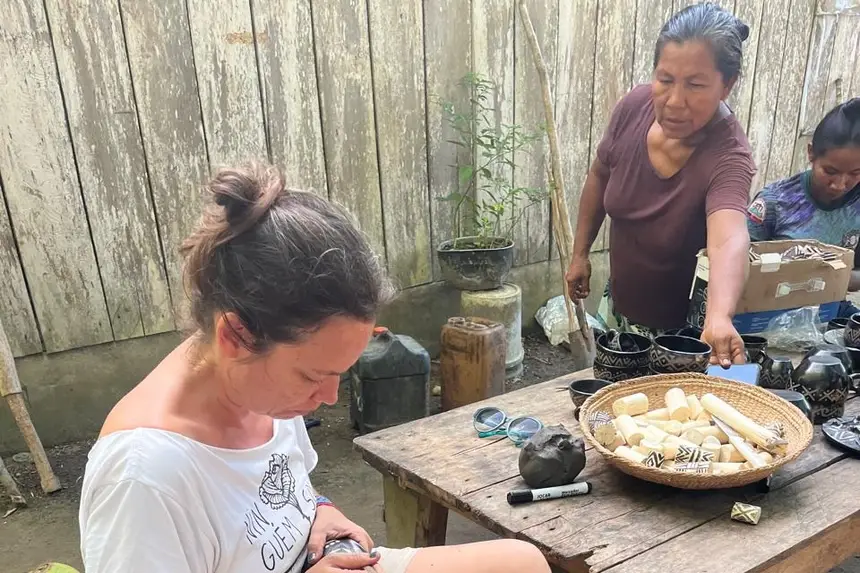 Helena Lima , arqueóloga, pesquisadora do Museu Goeldi e coordenadora do projeto