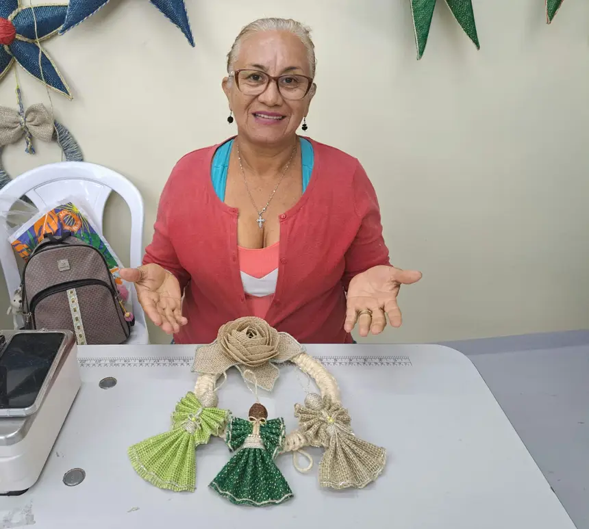 “A Usina da Paz da Cabanagem é uma porta de esperança”, disse a artesã Regina Amaral, 54 anos.