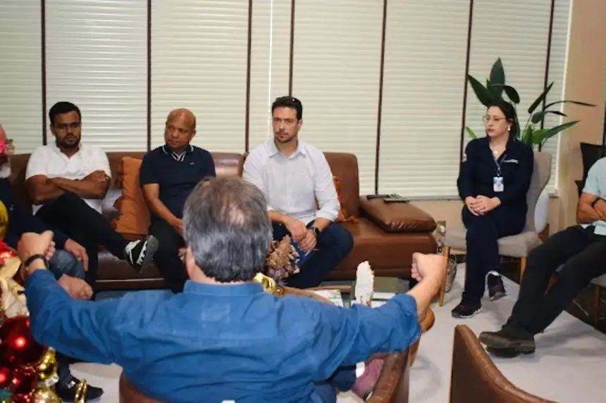 Foto: Divulgação Reunião com secretário municipal de planejamento