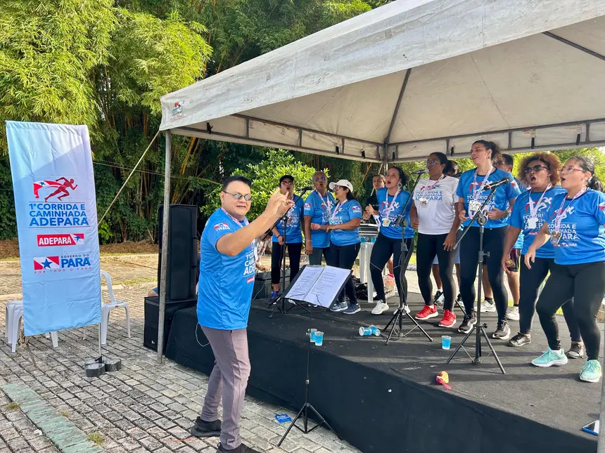 Foto: Ascom Adepará Coral Vozes da Adepará animou o público com músicas regionais
