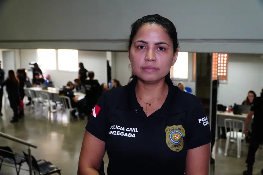 Delegada Emanuela Amorim, titular da DAV.