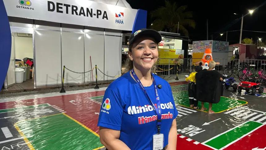 Ivanna Gurgel, agente de educação para o trânsito 