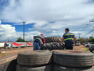 notícia: Secretaria da Fazenda (Sefa) apreende mais de 15 toneladas de queijo e pneus