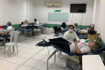 notícia: Hemopa realiza campanha de doação de sangue e mobiliza universitários em Belém