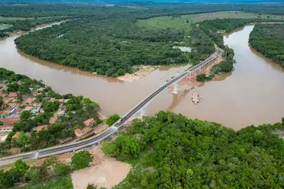 galeria: Entrega da ponte Alto Rio Capim Paragominas DRONE