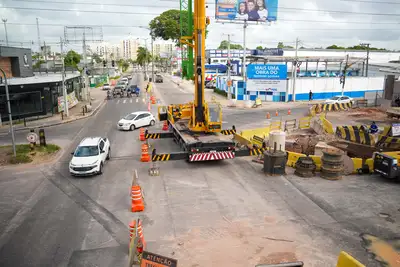 notícia: NGTM inicia nova etapa da construção do viaduto nas avenidas Mário Covas e Independência