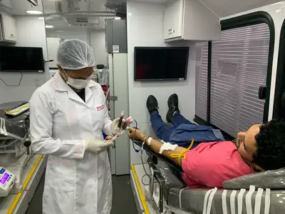 notícia: Fundação Hemopa e empresa privada realizam campanha de doação de sangue