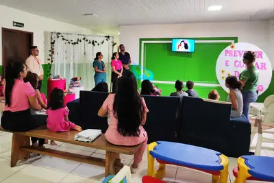 notícia: Hospital Regional do Tapajós promove ação educativa no Abrigo Infantil de Itaituba