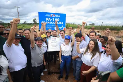 notícia: Pavimentação da PA-160 é entregue pelo Estado para impulsionar o desenvolvimento do sul e sudeste