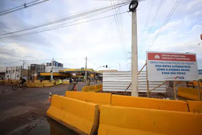 galeria: Nova etapa da construção do viaduto das avenidas Mário Covas e Independência