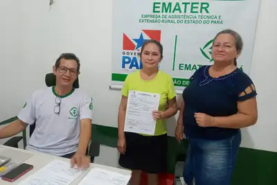 notícia: Emater em São João de Pirabas contribui para acesso de agricultores a aposentadoria rural