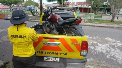 notícia: Detran recupera motos roubadas em Castanhal, Viseu e Altamira