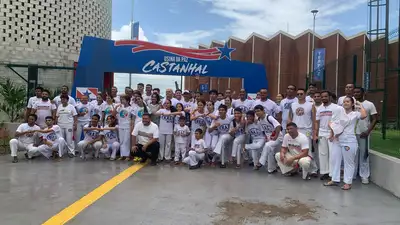 notícia: Encontro de Capoeira celebra cultura e esporte na Usina da Paz de Castanhal