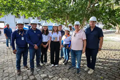 notícia: Vice-governadora do Pará acompanha obras do Hotel Vila Galé Amazônia