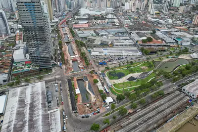 notícia: Trânsito na Rua Belém é alterado na segunda-feira (3) para avanço da Nova Doca