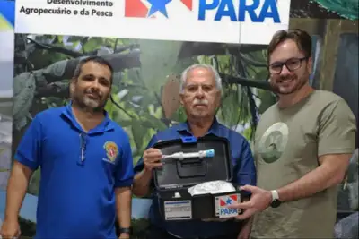 notícia: Santa Izabel recebe kit de monitoramento de água utilizada na aquicultura