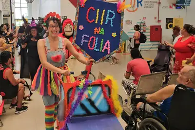 notícia: 'Bloquinho CIIR na Folia' promove carnaval Inclusivo para usuários e familiares