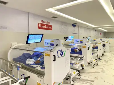 notícia: Em oito meses, Centro de Hiperbárica do Hospital Metropolitano fez 8 mil atendimentos