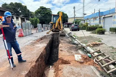 notícia: Trânsito na Tv. São Pedro, em Belém, terá interdição noturna de quinta-feira (20) a sábado (22)