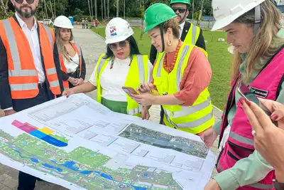 notícia: Ministra dos Povos Indígenas conhece obras do Parque da Cidade, em Belém