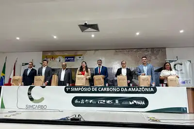 notícia: Ideflor-Bio destaca papel do Pará na COP 30 durante Simpósio de Carbono na Amazônia