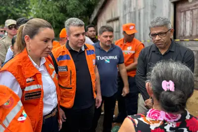 notícia: Governo do Pará realiza ajuda humanitária às famílias afetadas por enchentes em Tucuruí