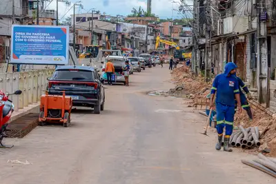 notícia: Obras do Governo do Estado no canal da Cipriano Santos avançam em Belém