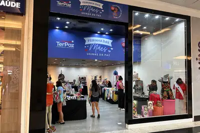 notícia: UsiPaz Bengui realiza Feira de Empreendedorismo para o Dia das Mães em shopping