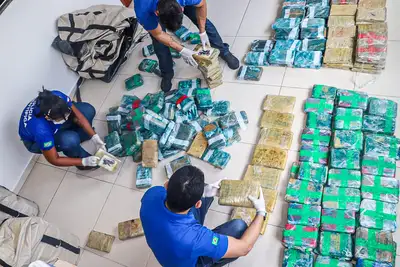 notícia: Polícia Científica pericia mais de 500 quilos de entorpecentes apreendidos em Breves