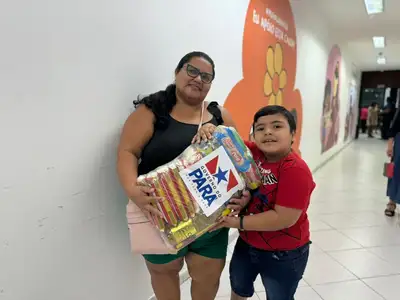 notícia: Alimentos arrecadados em partida de vôlei são entregues a instituições beneficentes
