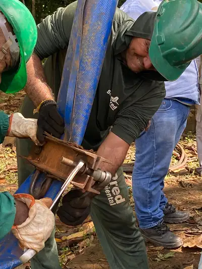 notícia: Cosanpa faz serviços e garante abastecimento de água para consumidores em Santarém